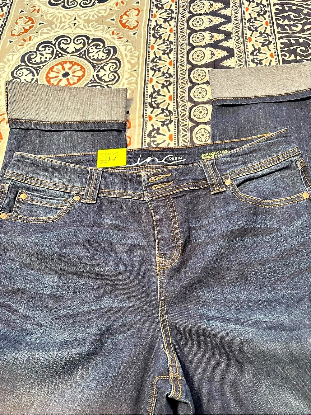 INC denim crops